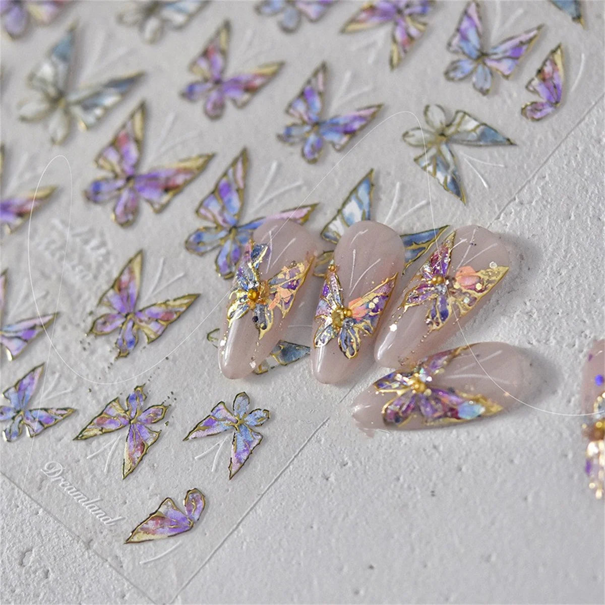 1pcs Cute Cat Claw 3D Jelly Relief Nail Stickers 3D Adhesive Stickers For Nails DIY Japanese Kawaii Slider Nail Art Decorations