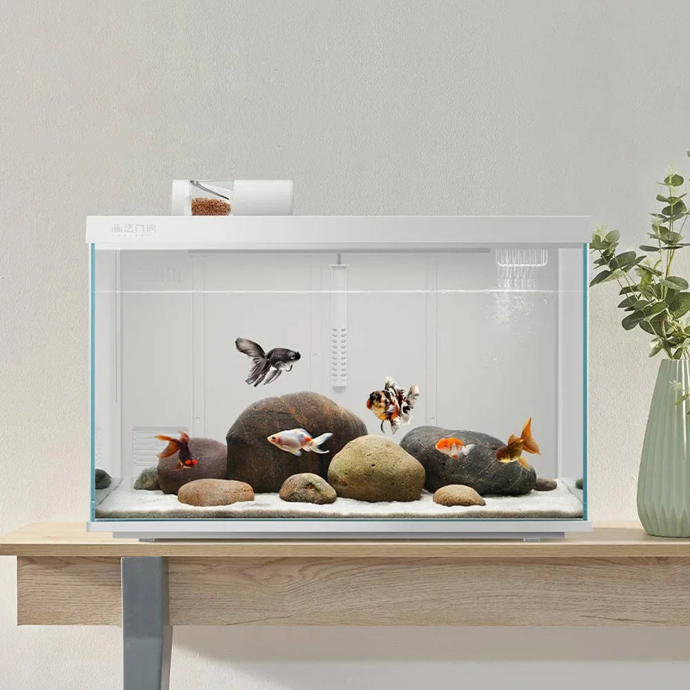 Fish Tank Smart Desktop Fish Tank Aquarium Glass Fish Tank