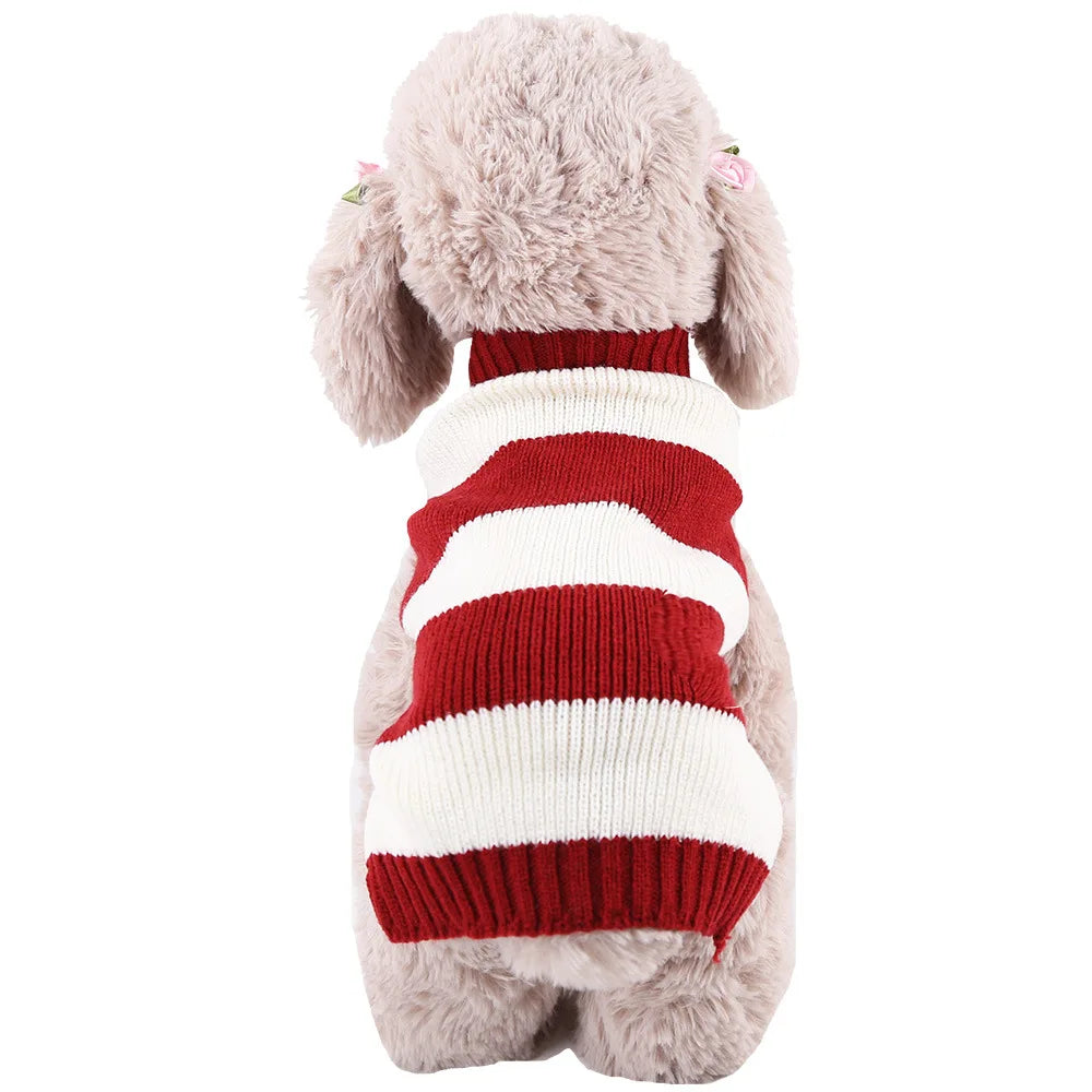 Christmas Dog Clothes Hoodie Pet Dog Sweater Flannel Antlers Scarf Winter Warm Small Dog Outfit Cat Hooded Clothing Costume Coat