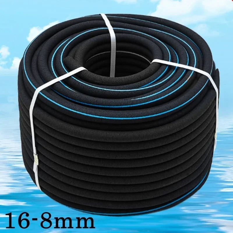 5m Aquarium Aeration Tube Oxygen Pump Hose Nanometer Pipe Aquaculture Fish Lake Fish Pond Increase Oxygen Diffuser Pipe acuario