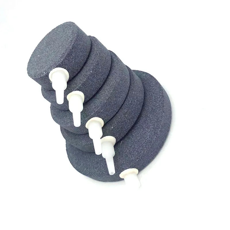 40/50/60/70/80/100mm Bubble Stone Aerator for Aquarium Fish Tank Pump Hydroponic Oxygen Plate Mini Air Pump Accessories Tube