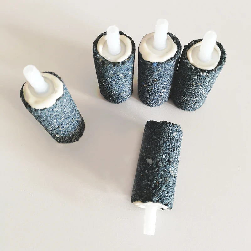 1pc Cylindrical Aquarium Air Bubble Stone Aerator for Aquarium Fish Tank Accessories Pump Hydroponic Oxygen Plate Mini Air Pump