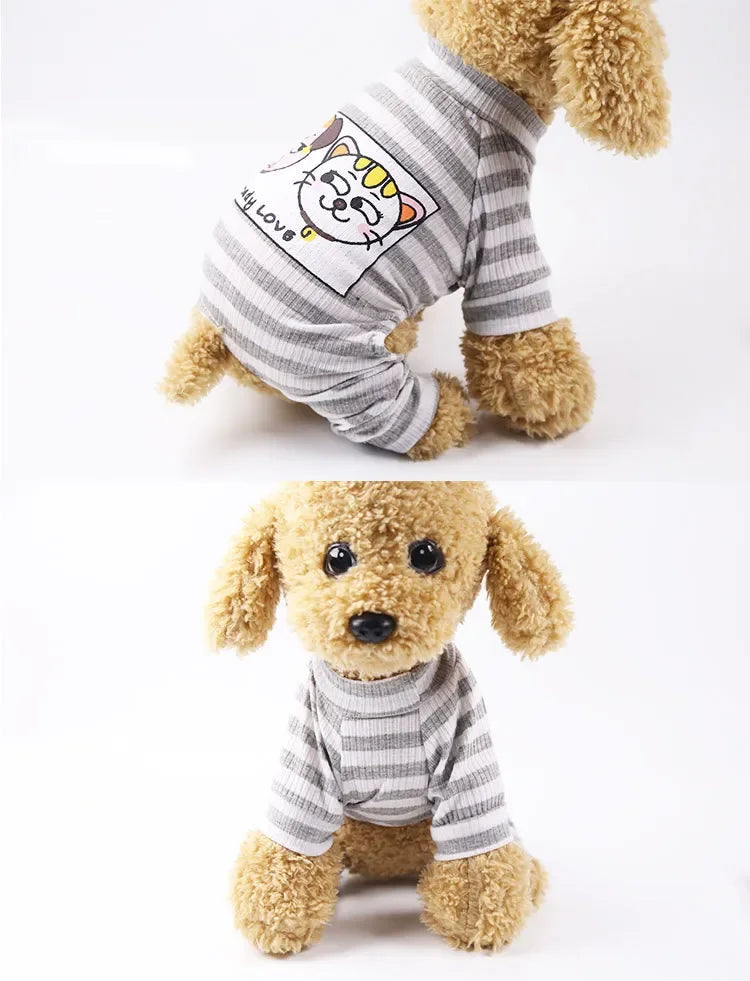 Summer Dog Clothes Puppy Pet Clothes Fashion Clothing For Small Medium Dogs Winter Chihuahua Clothes Classic Outfit Ropa Perro