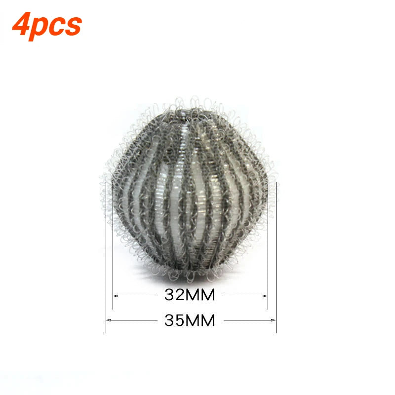 2/4pcs Pet Hair Remover Hair Catcher Reusable Clothes Filter Washing Machine Balls Clean Laundry Ball Washing Machine Accessory