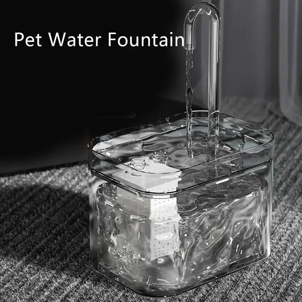 Cat Smart Drinking Fountain Automatic Circulation Large-capacity Water Tank Multiple Filtration Systems Safe And Hygienic USB Ch
