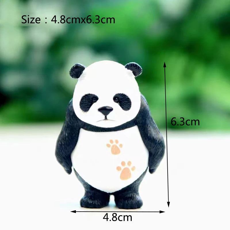 Resin Small Aquarium Ornaments Decoration Artificial Cute Panda for fish Tank Resin Aquarium Ornament Fish Tank Background Home
