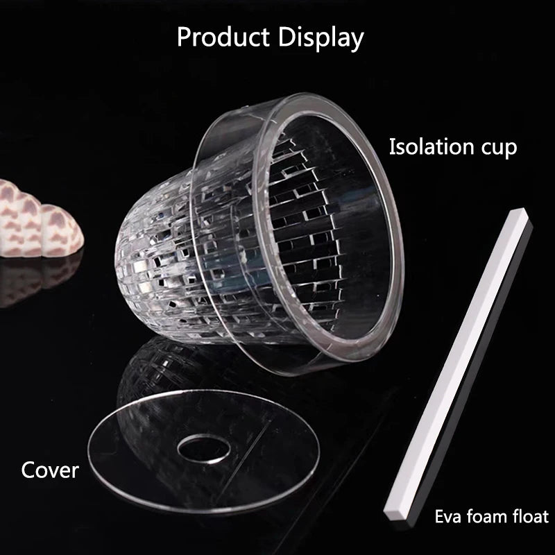 Acrylic Floating Fish Breeding Isolation Box Aquarium Breeder Feeder Fish Tank Hatching Incubator Aquarium Guppy Breed Hatchery