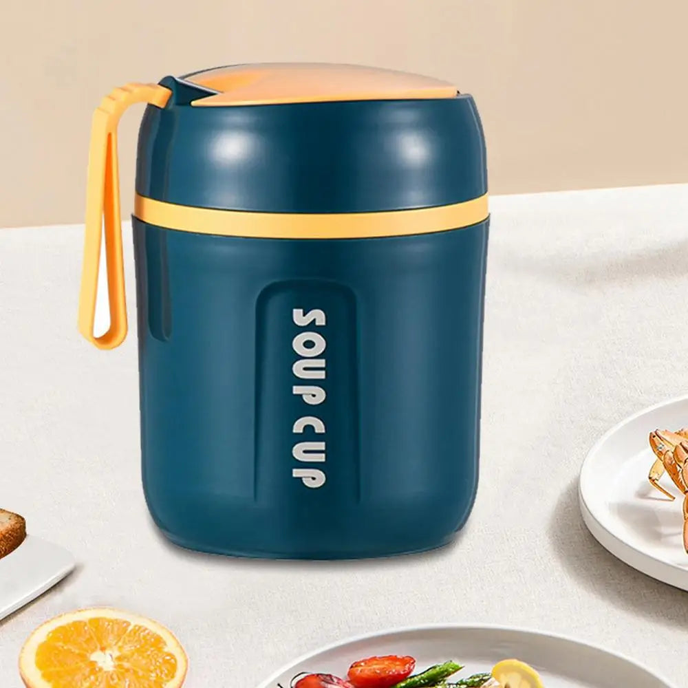 Thermal Containers For Hot Food Stainless Steel Insulated Food Container Reusable Lunch Box Container Large Insulated Snack