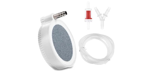UXCELL Fish Tank Air Stone Aquarium Air Disk Stone Sets Air Bubble Pond Pump Hydroponic Oxygen Mini Air Pump Accessories
