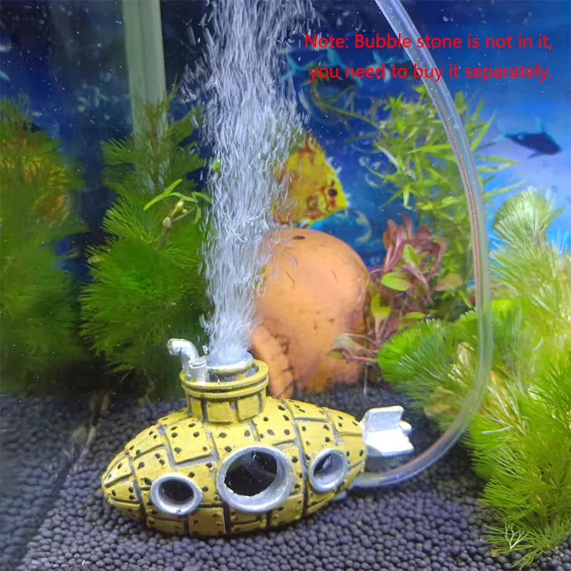 Artificial Aquarium Decoration Shelter Ornament Submarine Decor Resin Landscaping House for Fish Accessories for Aquarium Stuff