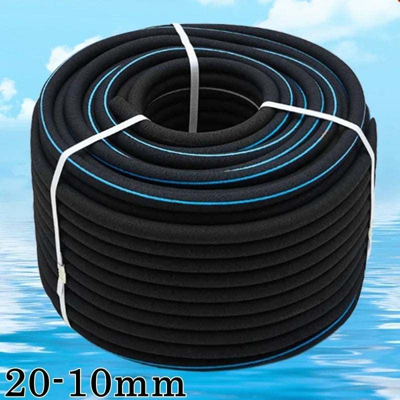 5m Aquarium Aeration Tube Oxygen Pump Hose Nanometer Pipe Aquaculture Fish Lake Fish Pond Increase Oxygen Diffuser Pipe acuario