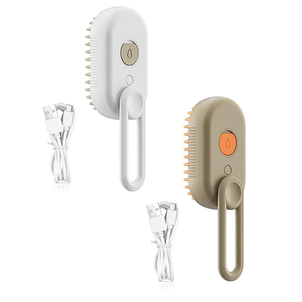3 In 1 Electric Cat Steam Brush Steamy Dog Brush Spray Cat Hair Brushes For Massage Pet Grooming Comb Hair Removal Combs