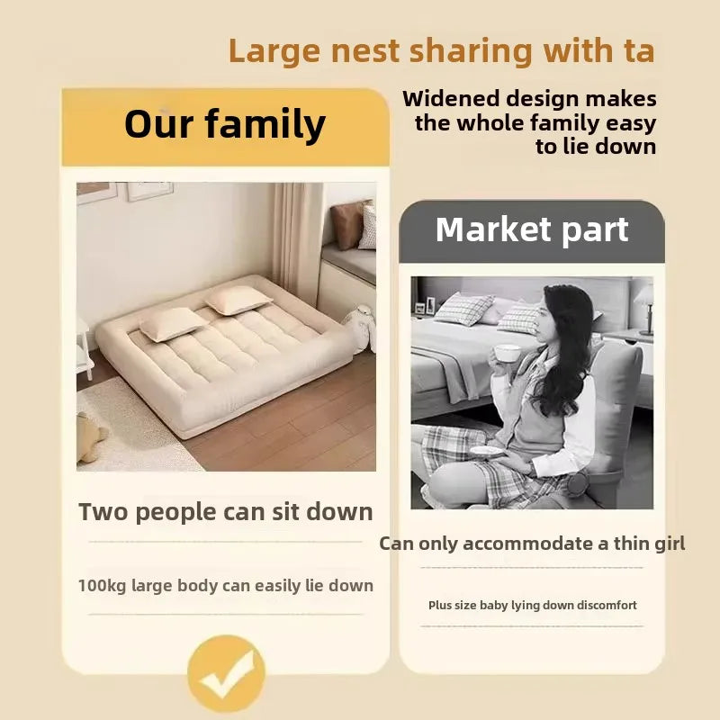 1 Human Kennel Lazy Sofa Recumbable Sleeping Tatami Double Small Apartment Rental House Room Bedroom