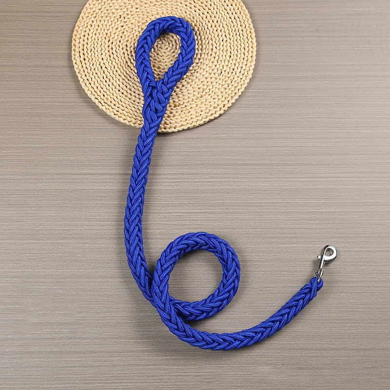 130cm Strong Nylon Dog Leash, Durable Braid Lead Rope for Small Medium Large Dogs Training Walking Pet Accessories