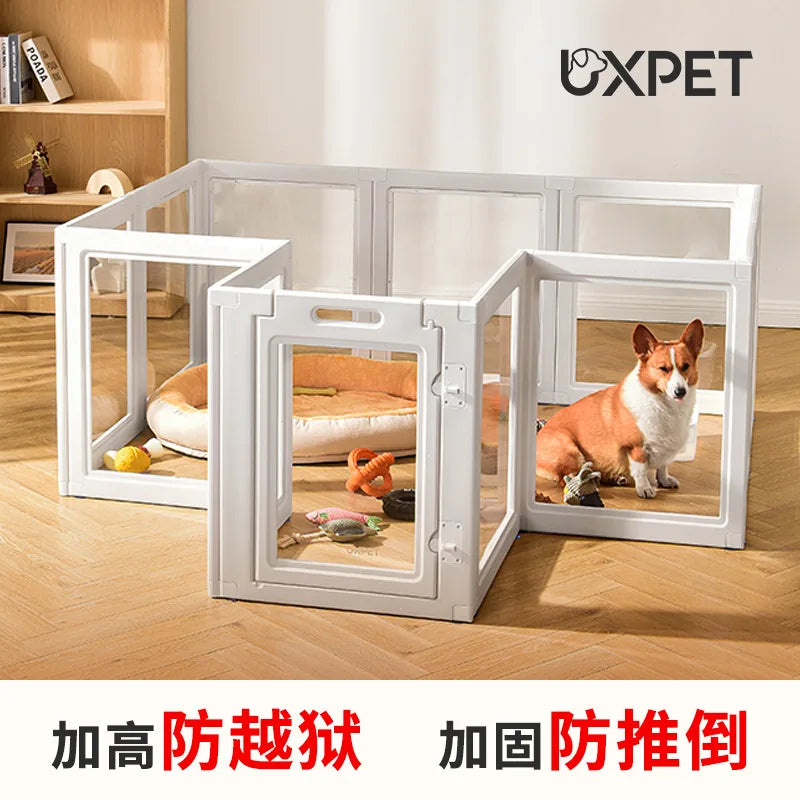UXPET excellent small pie, transparent dog fence acrylic kennel pet indoor fence rabbit small dog cage