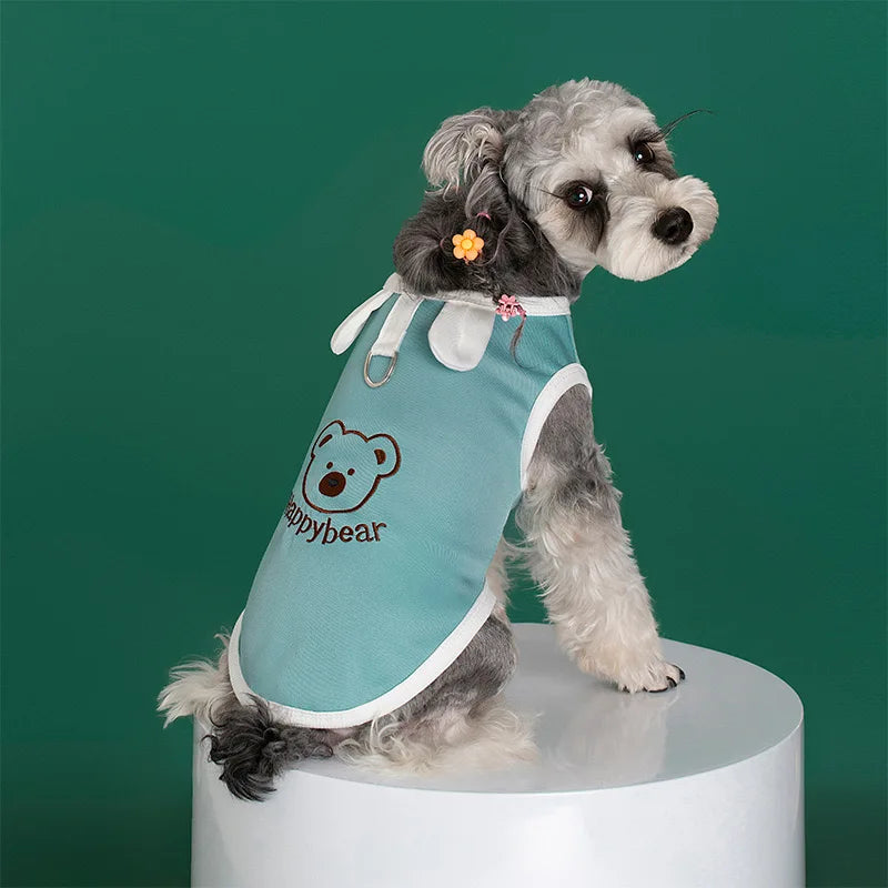 Dog clothes for small dogs Summer Comfortable Breathable T-shirt Puppy Cats Clothing Hooded Dog costume Summer chihuahua clothes