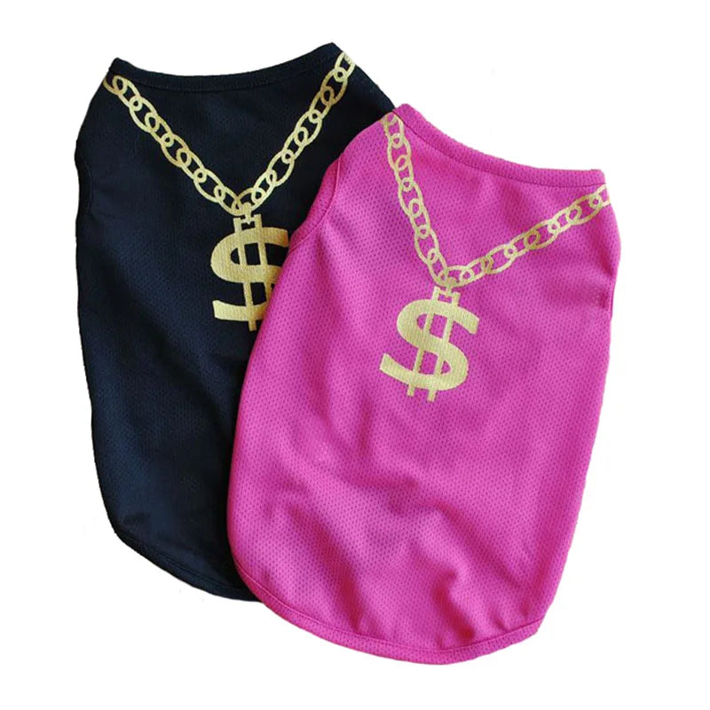 2pc Quick Dry Dog Shirt, Mesh Summer Dog Clothes Dollar Vest for Small Dogs,Sun-Protection Sleeveless Shirts for Dog Puppy Vest