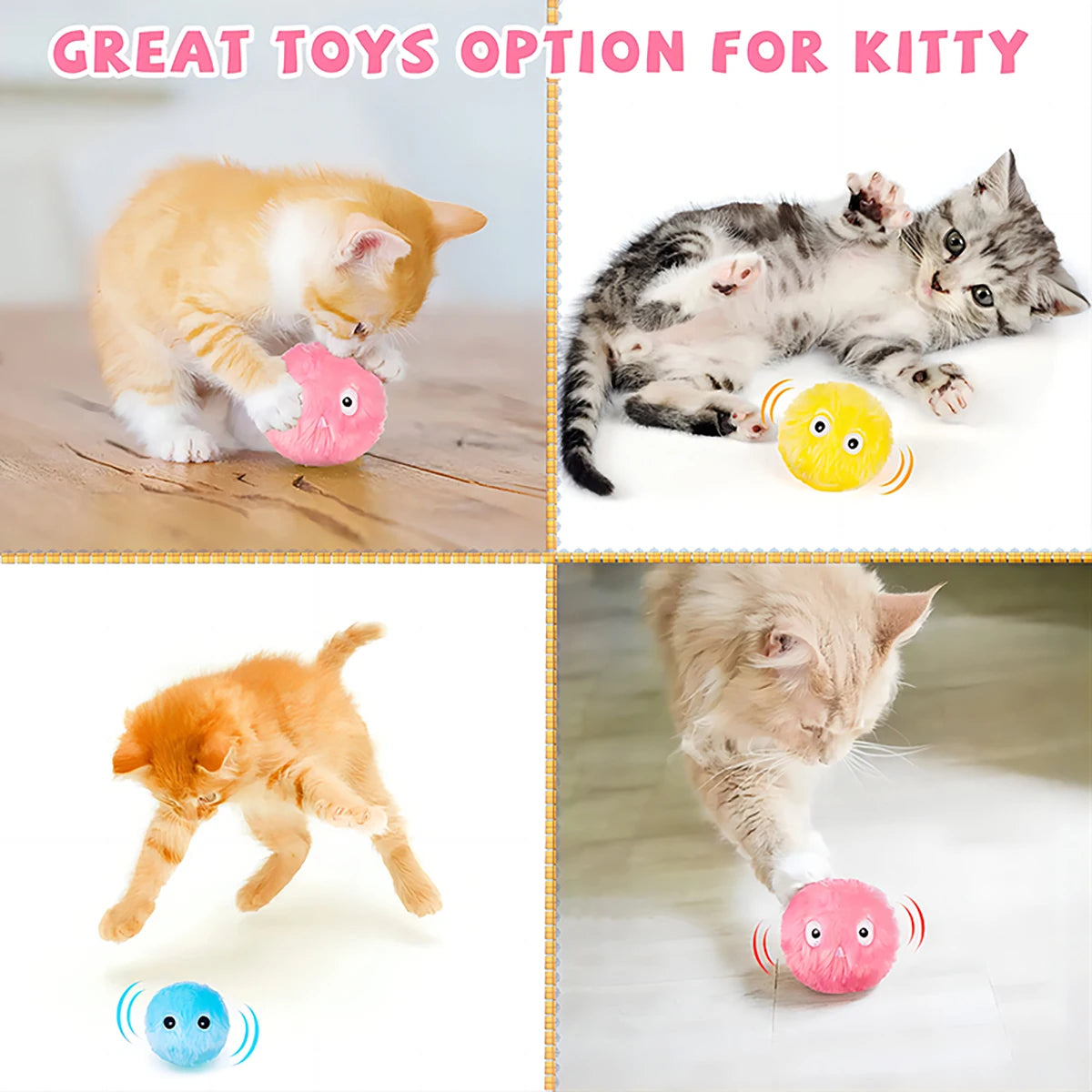 Fuzzy Churping Catnip Ball