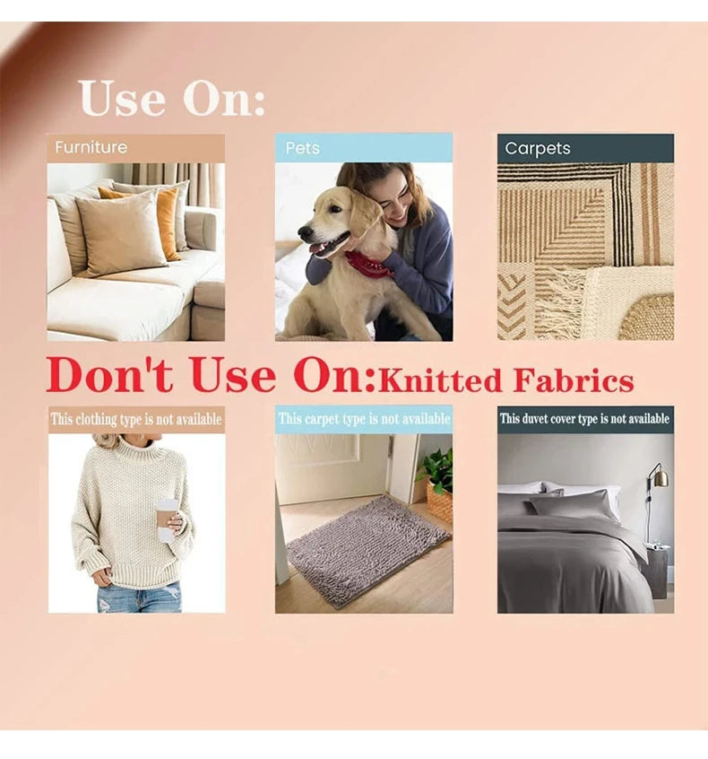 1pc Portable Lint Remover Carpet Wool Coat Clothes Manual Shaver Removal Scraper Cleaning Tool Pet Hair Remover Brush