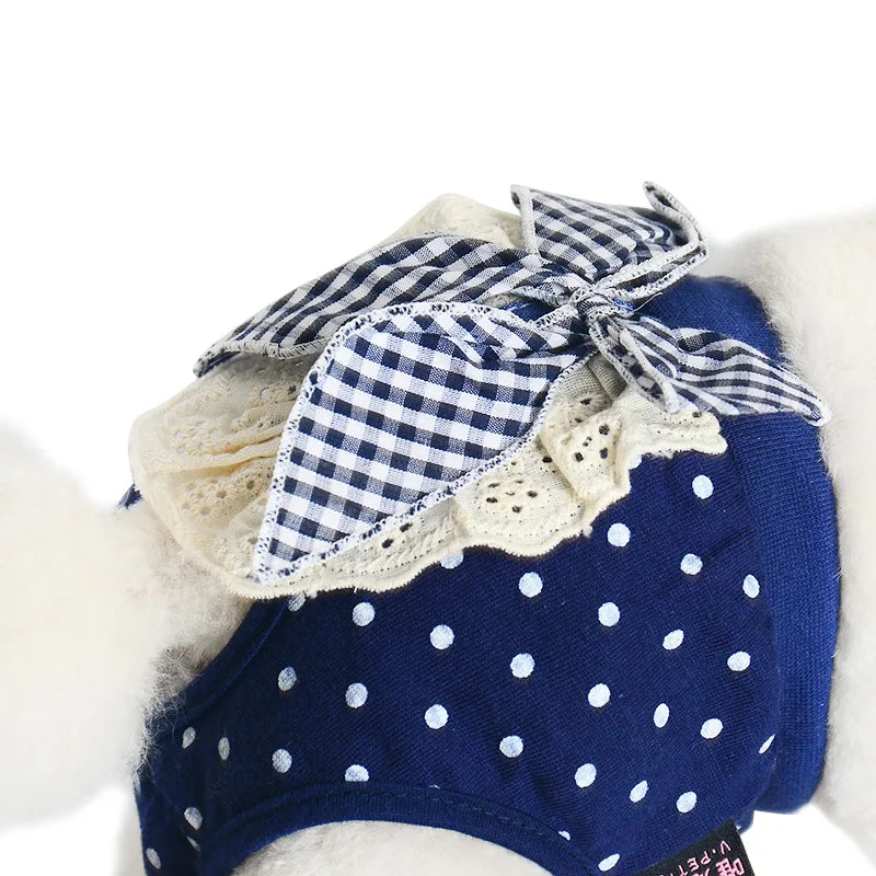 Pet Dog Diaper Sanitary Physiological Pants Dogs Sanitary Briefs For Puppy Kitty Trousers Underwear Diaper Pet Briefs For Female