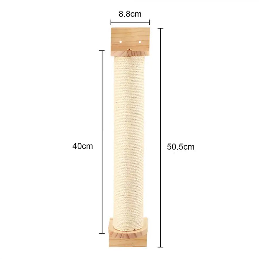 1PC Wall Mounted Climbing Shelf Cat Bridge Cat Hammock and Scratching Post or Wood Stairway for Kitten Indoor Playing and Rest
