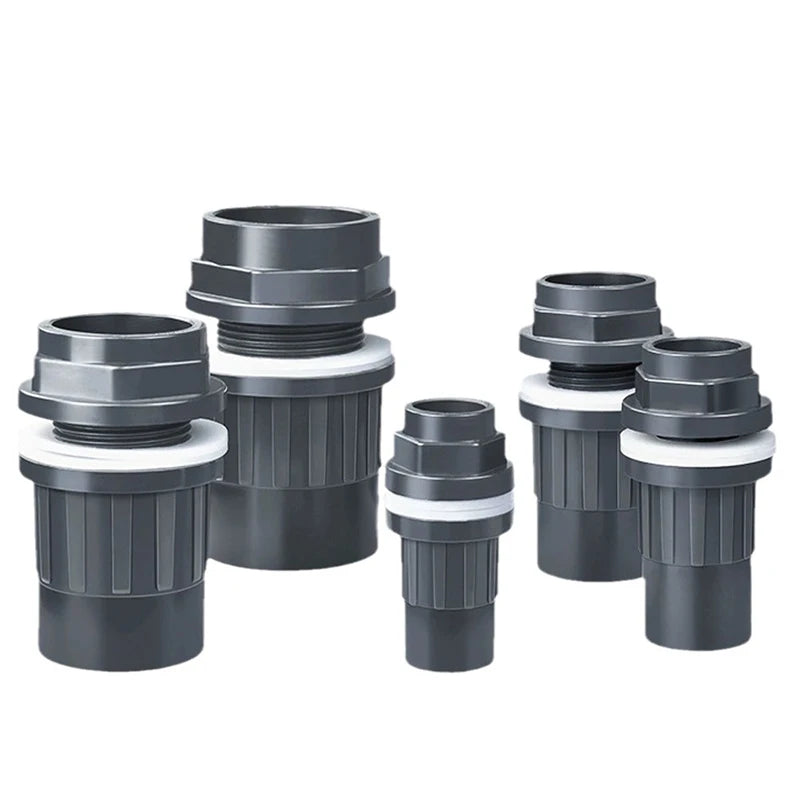 1Pcs 20-50mm Aquarium PVC Water Tube Connectors Thicken Fish Tank Pipe Drainage Connector Garden Drain Pipe Adapter Accessories