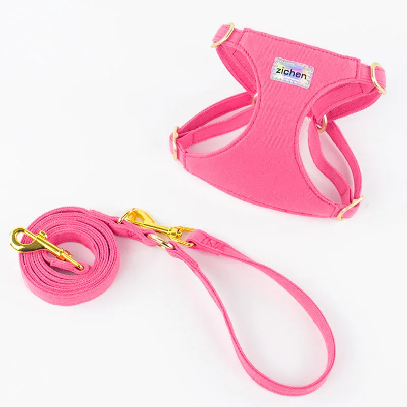 Durable Escape Proof Cat harness and leash Set, Adjustable Harness for Kitten Puppy Small Medium Large Cats Pet Accessories