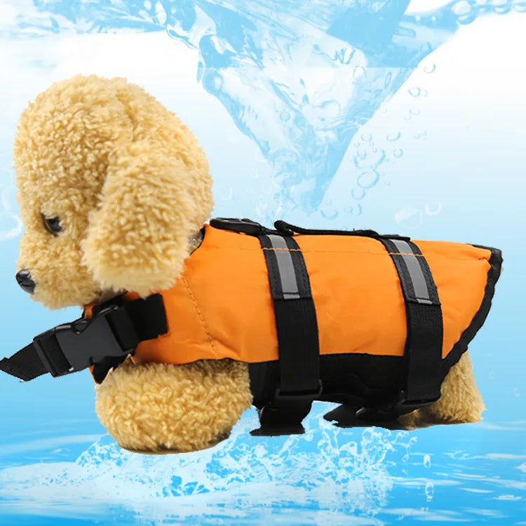 Pet Dog Life Vest Summer Reflective Life Jacket Dog Safety Clothes summer of swimming suit for outing of Pet Dog Life Vest