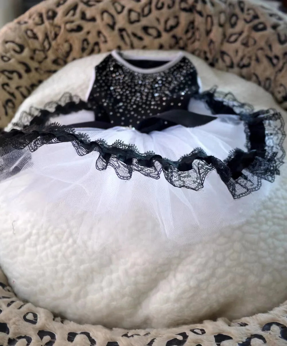 Pet Dog Cat Dress Summer Clothes Dot Dog Dress For Dogs Skirt Summer Princess Dog Wedding Dresses dog dresses for small dogs