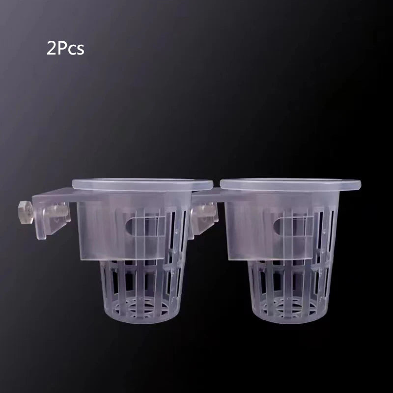 Aquarium Planting Basket Hydroponic Support Hangable Fish Tank Water Grass Cup Aquatic Plant Holder Wall Hanging Flower Pots New