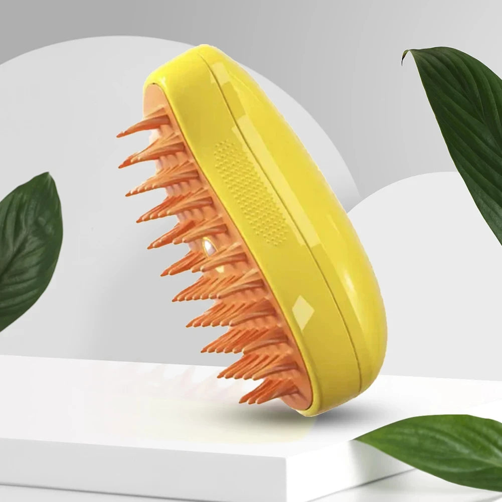 3 in 1 Cat Hair Removal Combs Steam Brush Steamy Dog Brush Electric Spray Cat Hair Brushes for Massage Pet Grooming Comb