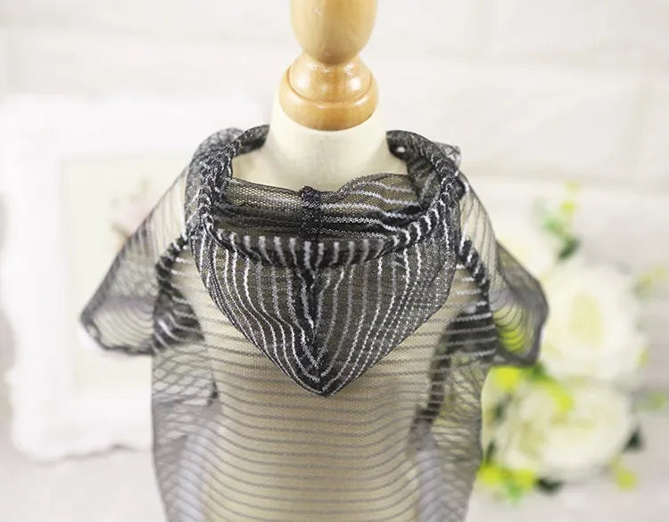 Ultra Thin Transparent Pet Dog Sun Protection Hoodie Clothes For Small Dogs Chihuahua Puppy Cat Summer Vest Shirt French Bulldog
