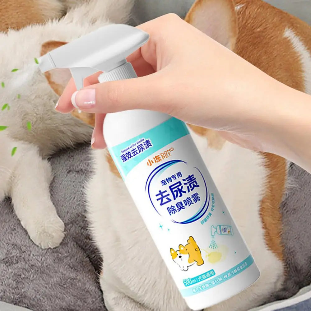 500ml Dog Deodorizing Spray Pet Odor Spray For Dog 16.9oz Dog Bath Supplies Dog Perfume Spray Long Lasting Helps Neutralize Odor