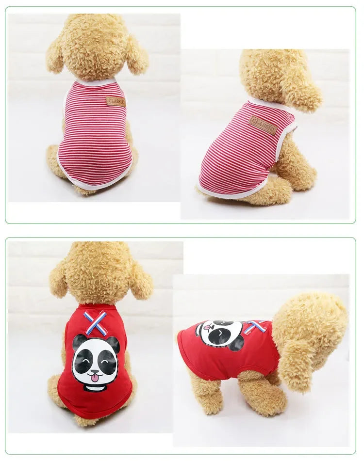 2023 Hot Cute spring summer Dog Clothes Printed Camouflage Mesh Dog Vest For Small Medium Dogs Coat Jacket Puppy Costume Vest