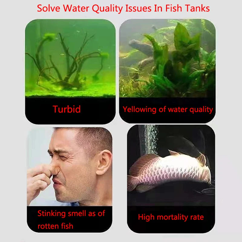 Thickening Encryption Aquarium Filter Reuse Wash Filter Magical Blanket Bag Pad Biochemical Biological Filtration Clean for Fish