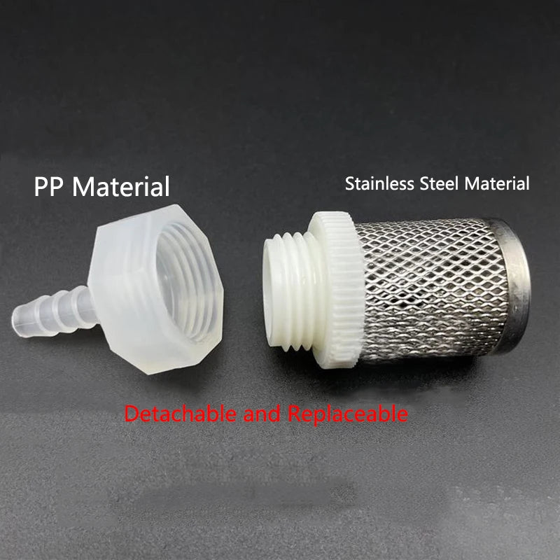 Stainless Steel Aquarium Filter Inlet Sleeve Mesh Shrimp Nets Special Shrimp Cylinder Filter Inflow Inlet Protect cessories New