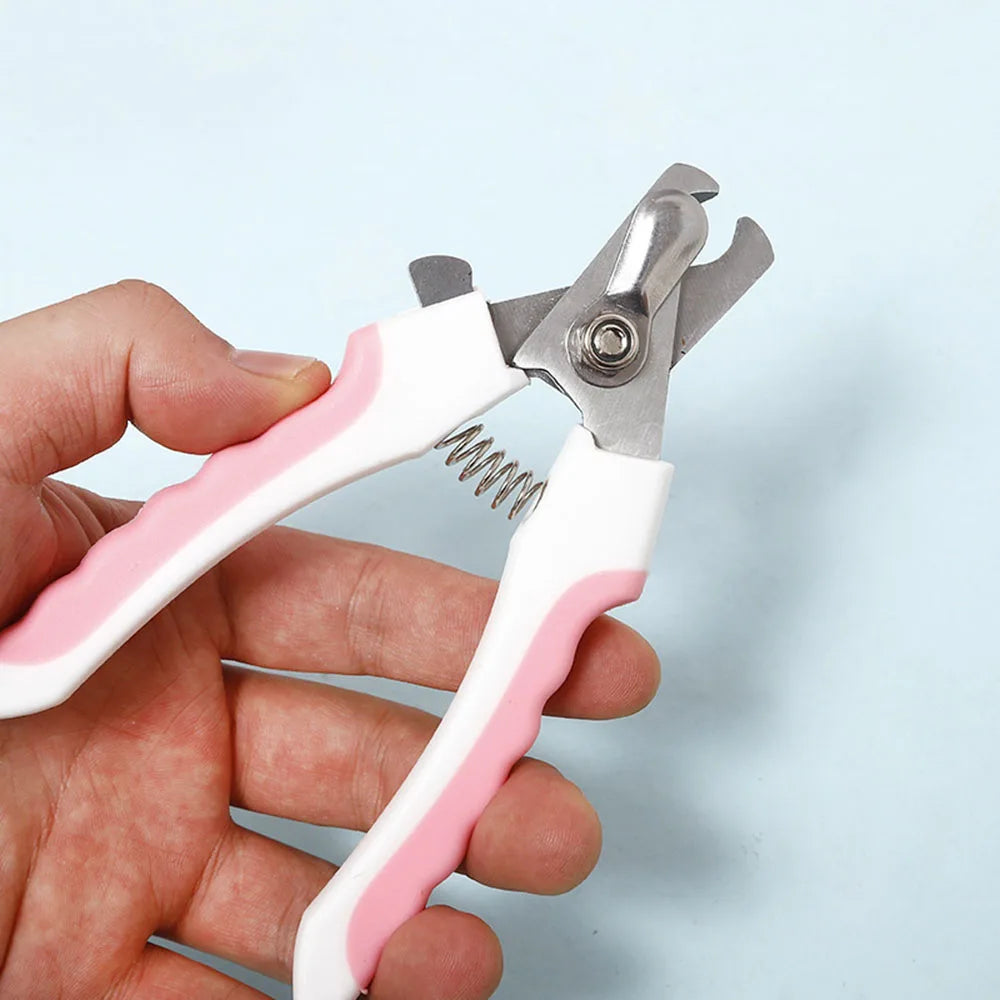 Dog Nail Clippers & Cat Nail Clipper for Small Large Pets Stainless Steel Nailclippers with Safety Guard to Prevent Over-Cutting