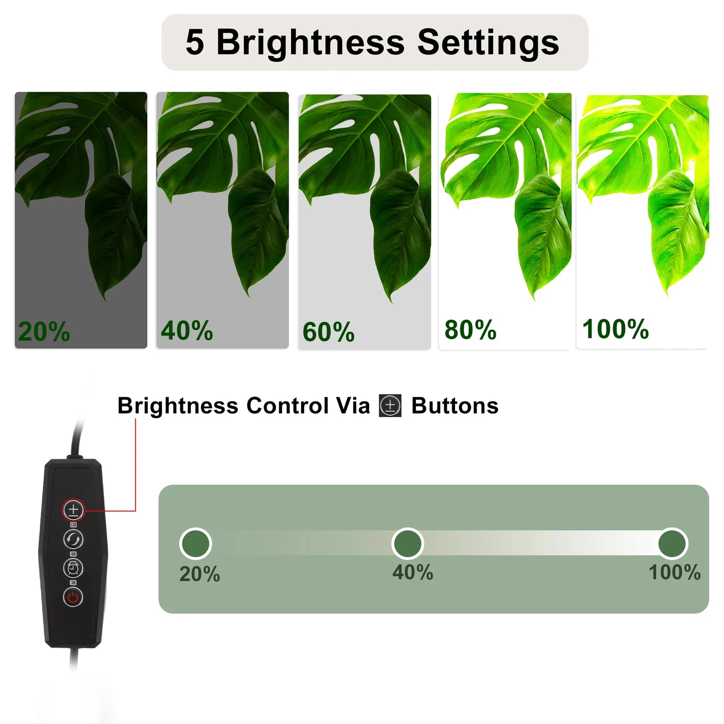 UXCELL Aquarium Light LED Fish Tank Light Timer Three Color Lighting Aquarium Light for Plants Fish and Aquatic Pet Supplies