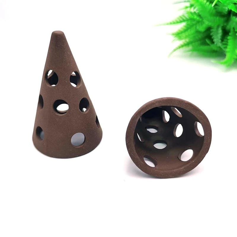 Ceramic House Fish Tank Aquarium Decoration Fish Shrimps Shelter House Pottery Scorpion House Canister Simulation Stone Ornament