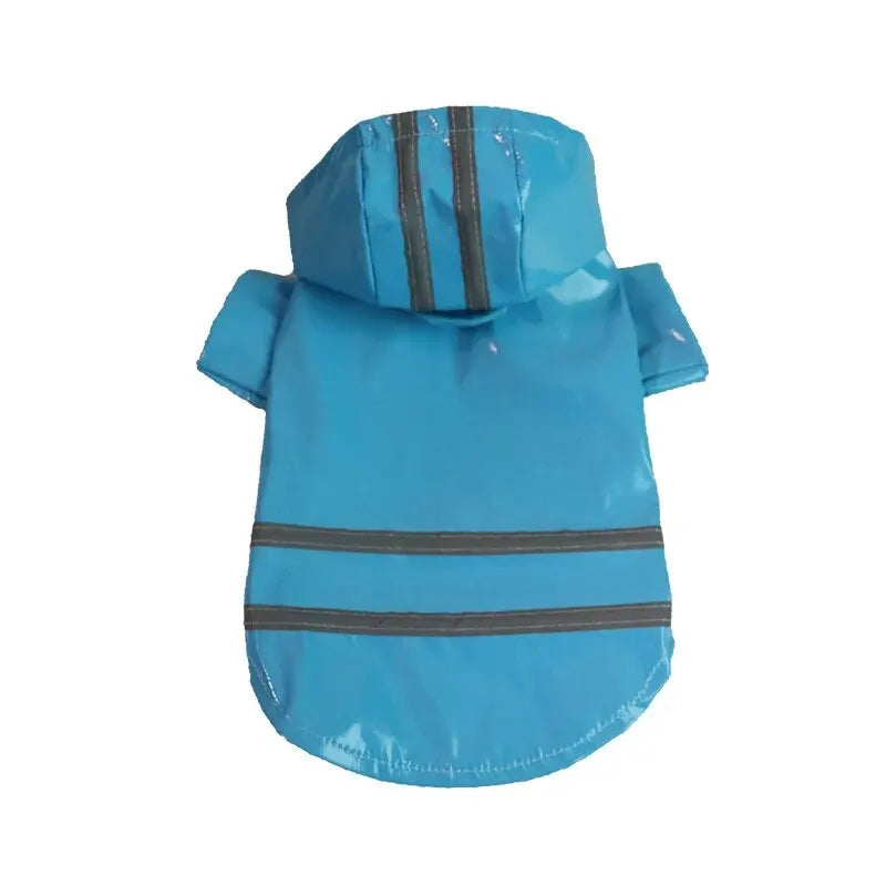 1 PCs New Pet Pu Raincoat Dog Raincoat Teddy Bichon Corgi Small Medium Dog Reflective Waterproof Snow Proof Puppy Clothes