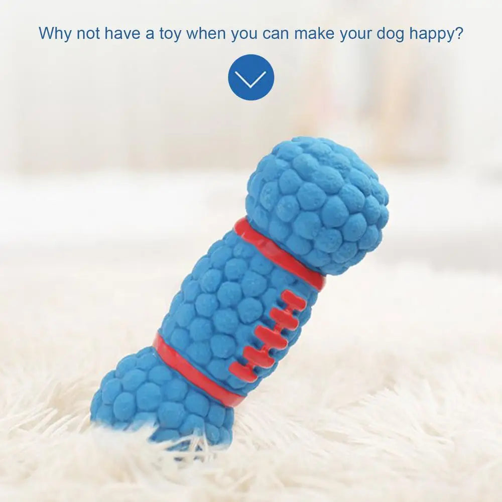 Squeaky Dog Chew Toy Funny Cream Bread Hamburger Breadsticks No Stuffing Dog Toy with Squeakers Pet Squeak Toy