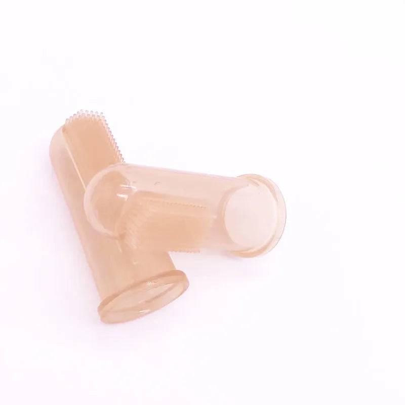 1Pcs Dog Pet Finger Toothbrush Dog Toys Environmental Protection Silicone Glove For Dogs Cats Teeth Cleaning Pet Accessories
