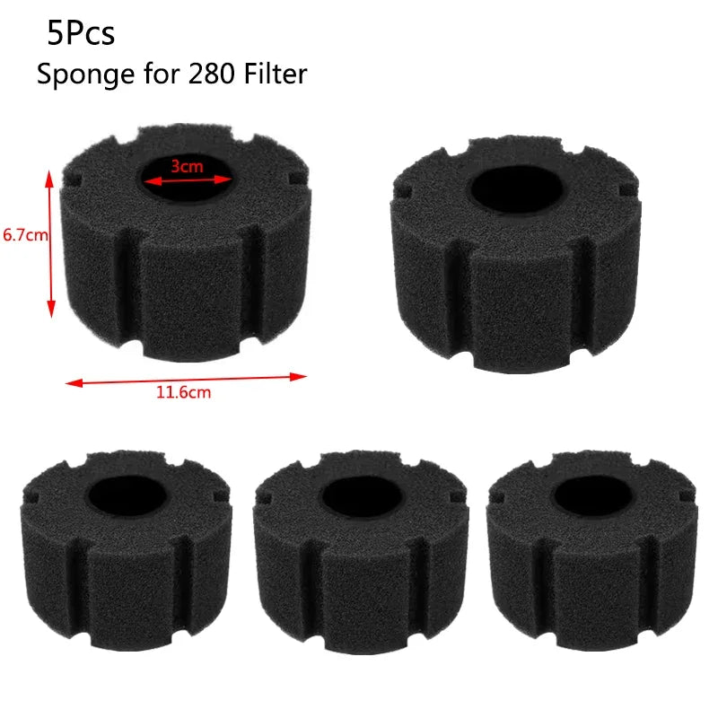 Black Aquarium Spong Filter for Fish Tank Air Pump Skimmer Biochemical Sponge Filter Aquarium Bio Filters Filtro Aquario Supply