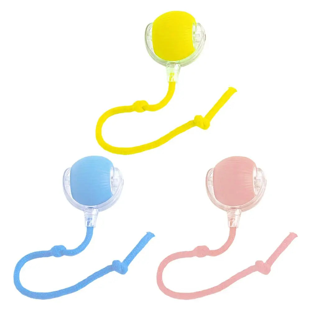Smart Rolling Cat Toy Ball Relieve Kitten Boredom Automatic Shutoff Rechargeable Creative New Kitten Chasing Toy Electric Ball