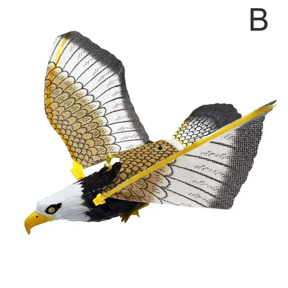 Interactive Cat Toy Can Fly And Call Electric Eagle Simulation Simulation Chirps Birds Interactive Slaps Cat Bird Light Toy V7C2