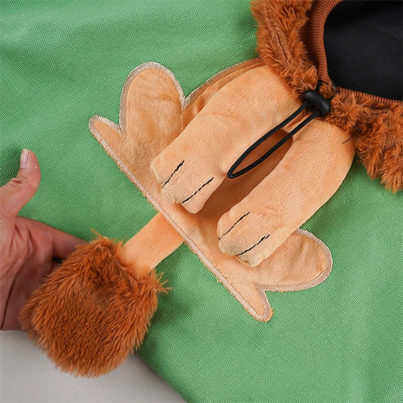 Outdoor Walking Pet Bag for Chihuahua Cartoon Animal Funny Medium Dog Accessories Travel Protective Adjustable Hole Handbags
