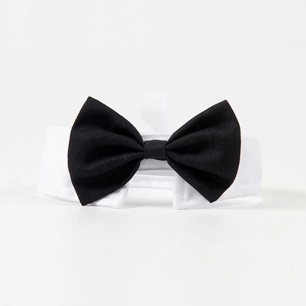 Pet Dog Cat Adjustable Bow Tie Collar Puppy Necktie Bowknot Bowtie Pet Cat Holiday Wedding Decoration Accessories for Small Dogs