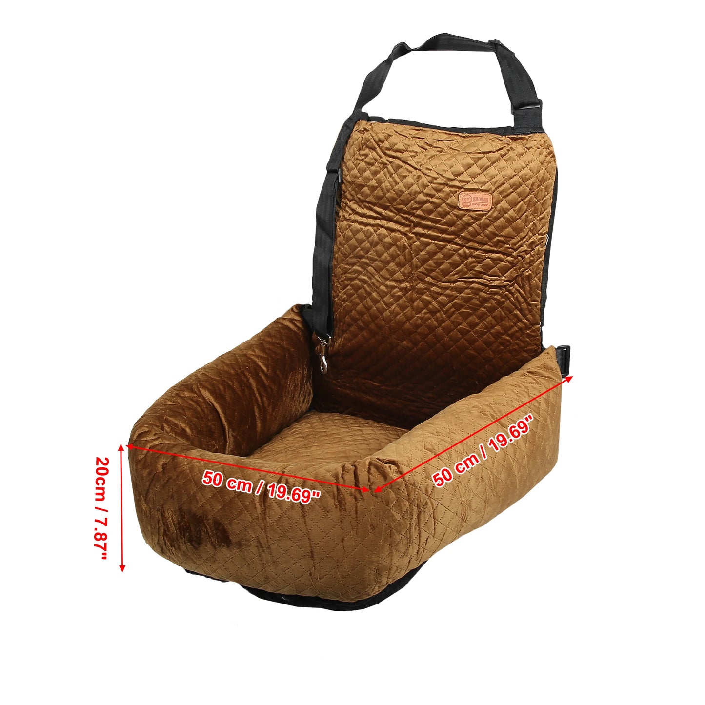 UXCELL Dog Car Seat Booster Seat Hammock Pet Carriers Bag Adjustable for Puppy Cat Pets Soft Bottom Travel Bed Accessories