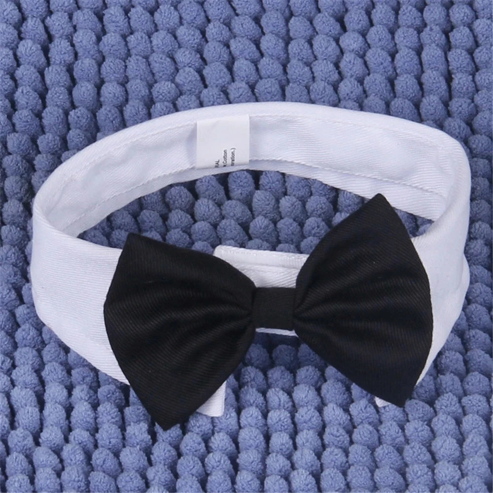 Pet Dog Cat Adjustable Bow Tie Collar Puppy Necktie Bowknot Bowtie Pet Cat Holiday Wedding Decoration Accessories for Small Dogs