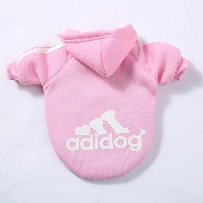 Adidog Pet Sweatshirt Dog Hoodies for Small Medium Dogs, Autumn Winter Fleece Lined Dog Clothes Puppy Chihuahua Coat Clothing
